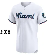 Anthony Bender Men's Miami Marlins White Elite Home Jersey