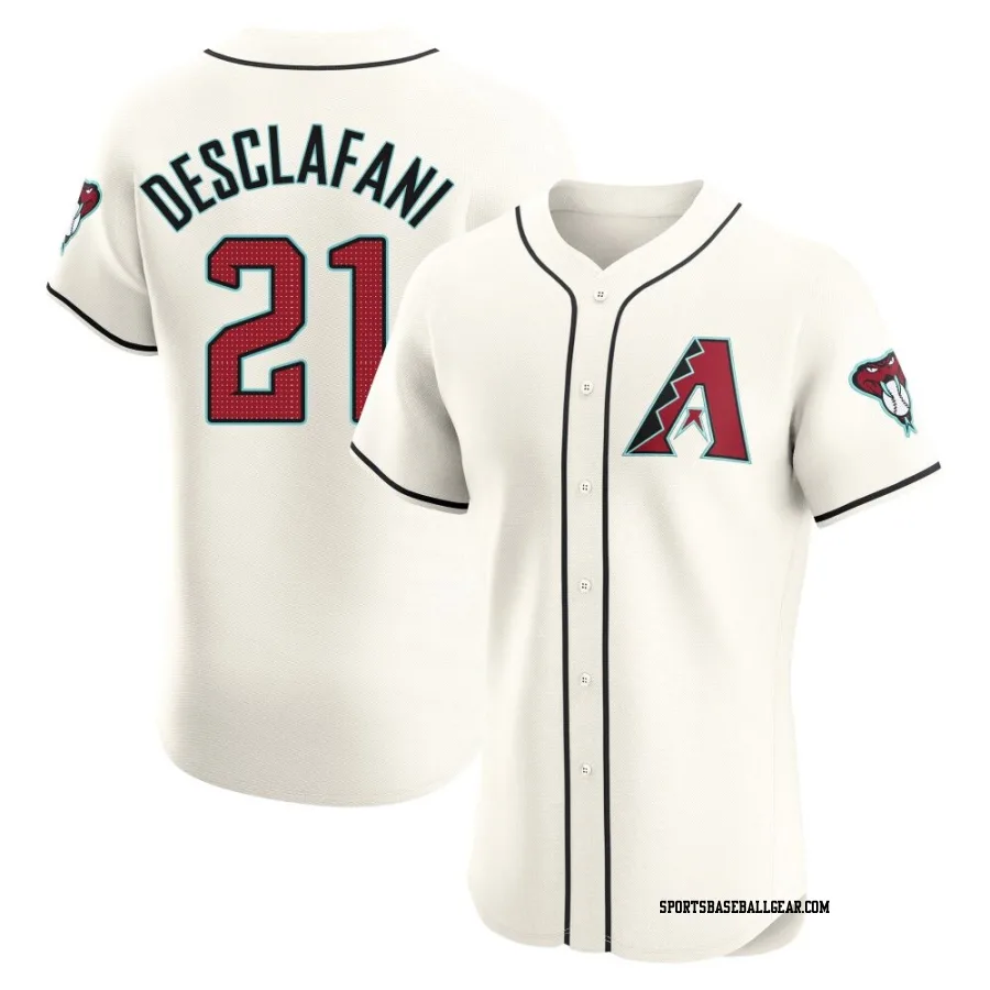 Anthony DeSclafani Men's Arizona Diamondbacks Cream Elite Home Jersey