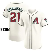 Anthony DeSclafani Men's Arizona Diamondbacks Cream Elite Home Patch Jersey