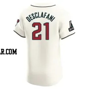 Anthony DeSclafani Men's Arizona Diamondbacks Cream Elite Home Patch Jersey