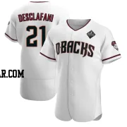 Anthony DeSclafani Men's Arizona Diamondbacks White Authentic Crimson Home 2023 World Series Jersey