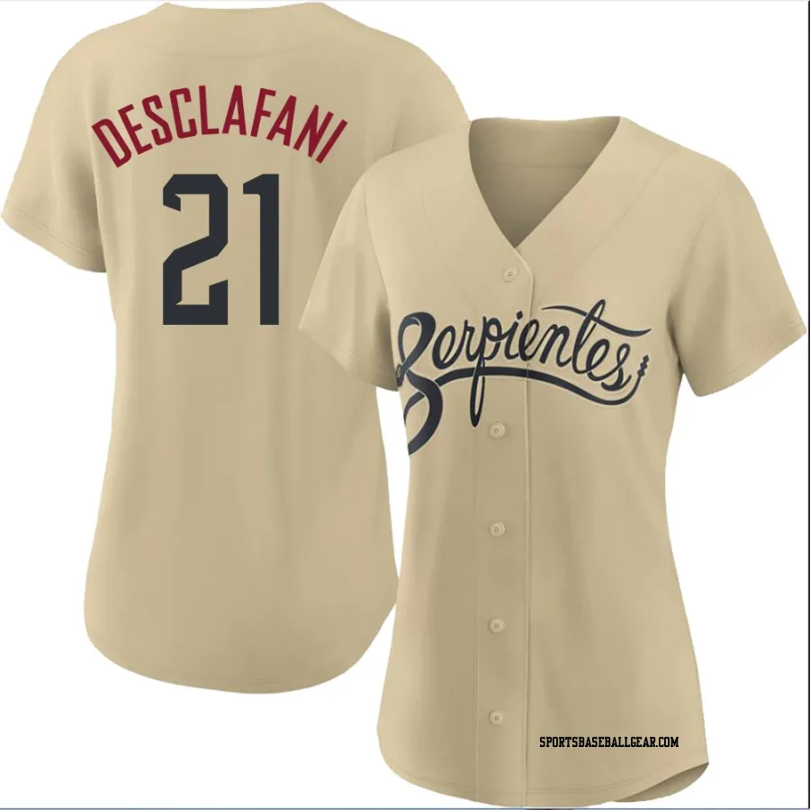 Anthony DeSclafani Women's Arizona Diamondbacks Gold Replica 2021 City Connect Cool Base Jersey