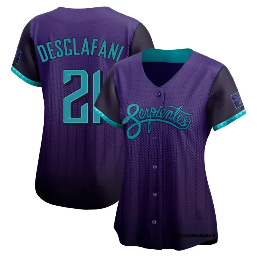 Anthony DeSclafani Women's Arizona Diamondbacks Purple Limited 2025 City Connect Jersey