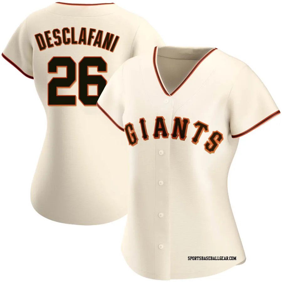 Anthony DeSclafani Women's San Francisco Giants Cream Authentic Home Jersey