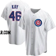 Anthony Kay Men's Chicago Cubs White Replica Home Jersey