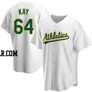 Anthony Kay Youth Oakland Athletics White Replica Home Jersey