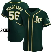 Anthony Maldonado Men's Oakland Athletics Green Authentic Alternate Jersey