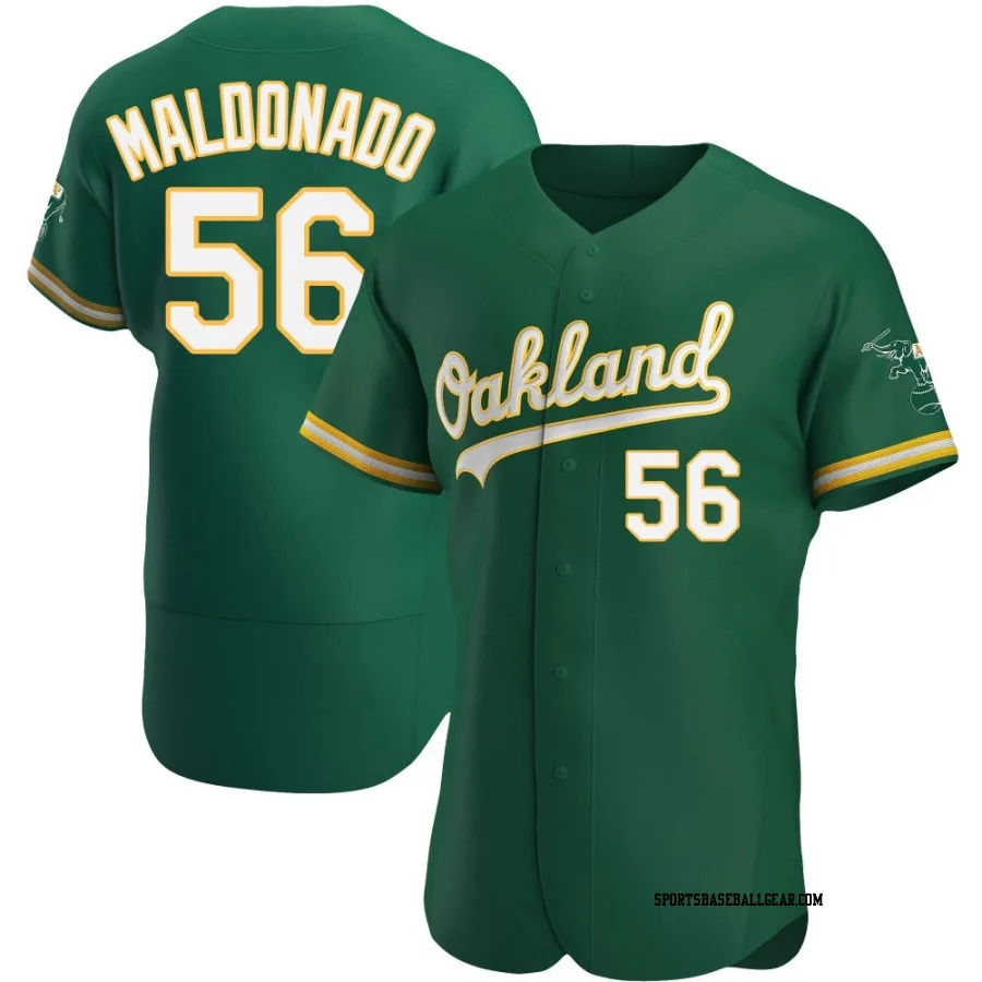 Anthony Maldonado Men's Oakland Athletics Green Authentic Kelly Alternate Jersey