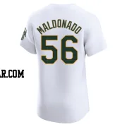 Anthony Maldonado Men's Oakland Athletics White Elite Home Jersey