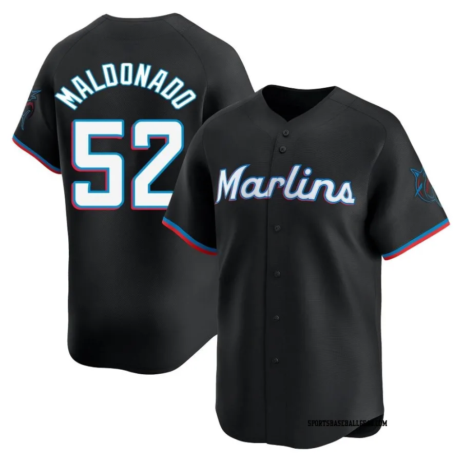 Anthony Maldonado Youth Miami Marlins Black Limited Alternate Jersey
