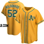 Anthony Maldonado Youth Oakland Athletics Gold Replica Alternate Jersey