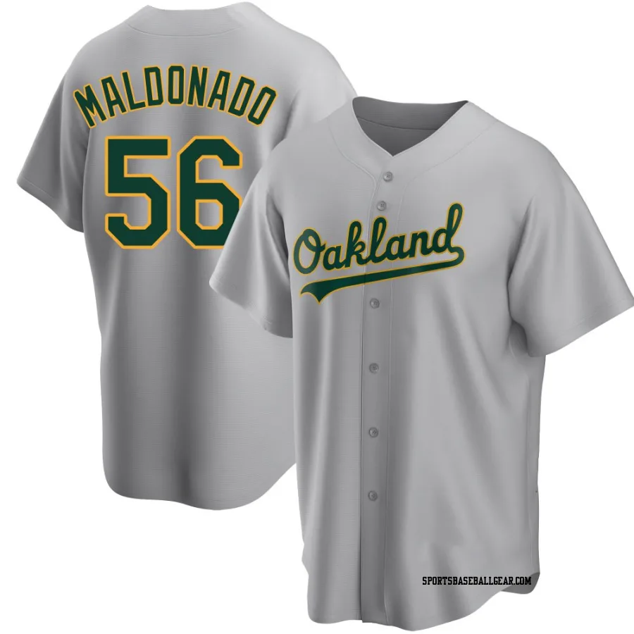 Anthony Maldonado Youth Oakland Athletics Gray Replica Road Jersey