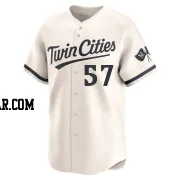 Anthony Misiewicz Men's Minnesota Twins Cream Limited Alternate Jersey