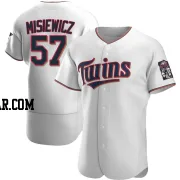 Anthony Misiewicz Men's Minnesota Twins White Authentic Home Jersey