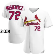 Anthony Misiewicz Men's St. Louis Cardinals White Authentic Home Jersey