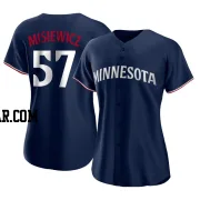 Anthony Misiewicz Women's Minnesota Twins Navy Replica Alternate Jersey