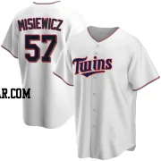 Anthony Misiewicz Youth Minnesota Twins White Replica Home Jersey