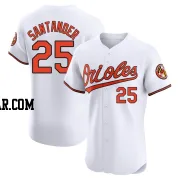 Anthony Santander Men's Baltimore Orioles White Elite Home Jersey