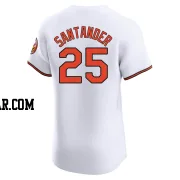 Anthony Santander Men's Baltimore Orioles White Elite Home Jersey