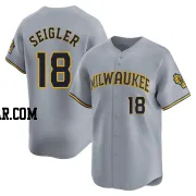 Anthony Seigler Youth Milwaukee Brewers Gray Limited Away Jersey