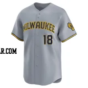 Anthony Seigler Youth Milwaukee Brewers Gray Limited Away Jersey