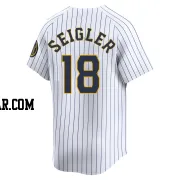 Anthony Seigler Youth Milwaukee Brewers White Limited Alternate Jersey