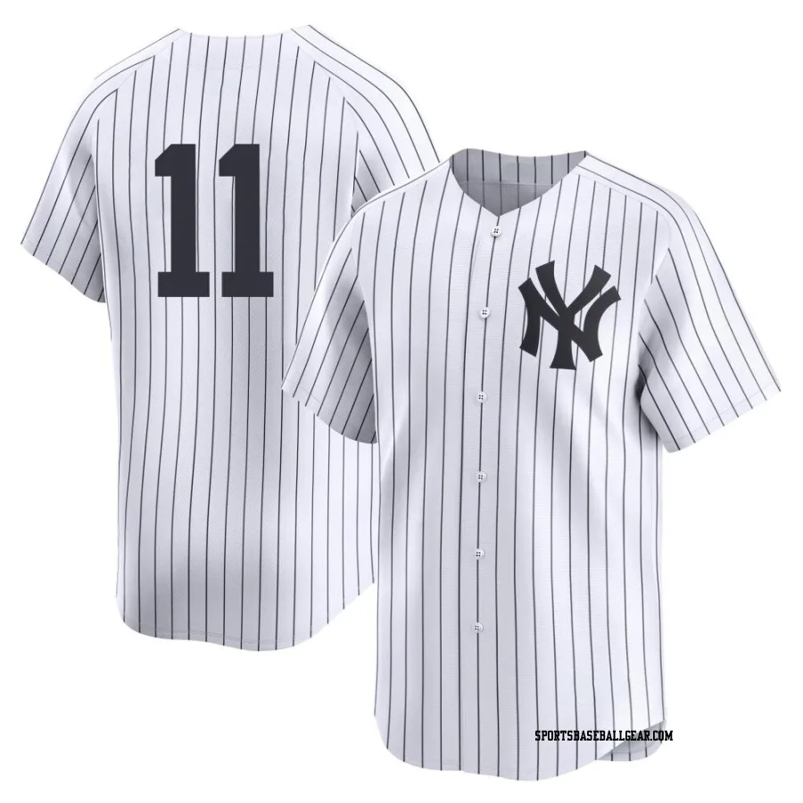 Anthony Volpe Youth New York Yankees White Limited Yankee Home 2nd Jersey