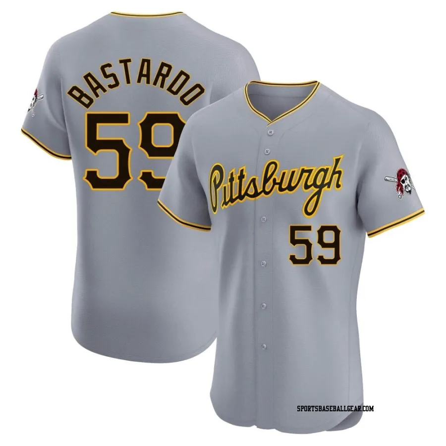 Antonio Bastardo Men's Pittsburgh Pirates Gray Elite Road Jersey