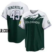 Antonio Senzatela Men's Colorado Rockies Green Replica 2022 City Connect Jersey
