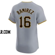 Aramis Ramirez Men's Pittsburgh Pirates Gray Elite Road Jersey