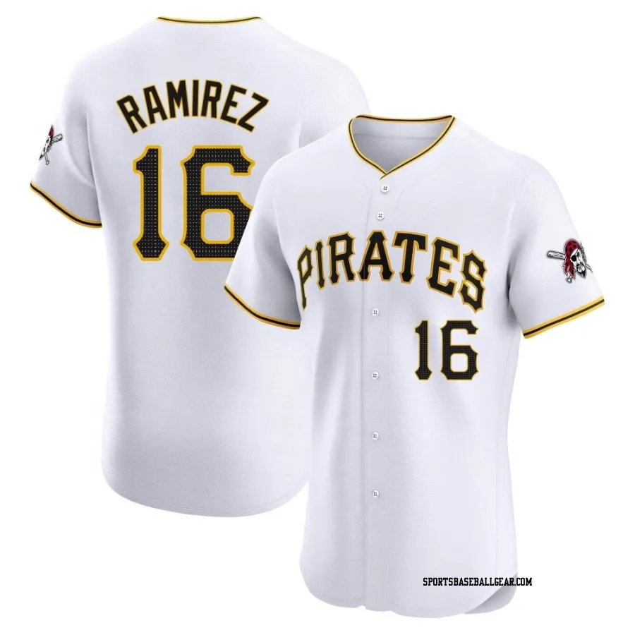 Aramis Ramirez Men's Pittsburgh Pirates White Elite Home Jersey