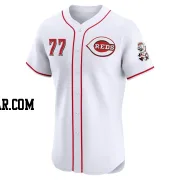Art Warren Men's Cincinnati Reds White Elite Home Jersey