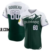 Ashton Goudeau Men's Colorado Rockies Green Authentic 2022 City Connect Jersey