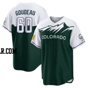 Ashton Goudeau Men's Colorado Rockies Green Replica 2022 City Connect Jersey