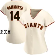 Atlee Hammaker Women's San Francisco Giants Cream Replica Home Jersey