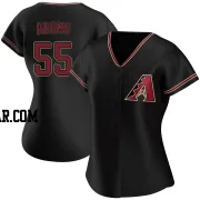 Austin Adams Women's Arizona Diamondbacks Black Authentic Alternate Jersey