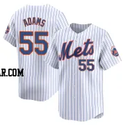 Austin Adams Youth New York Mets White Limited Home Jersey