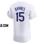 Austin Barnes Men's Los Angeles Dodgers White Elite Home Jersey