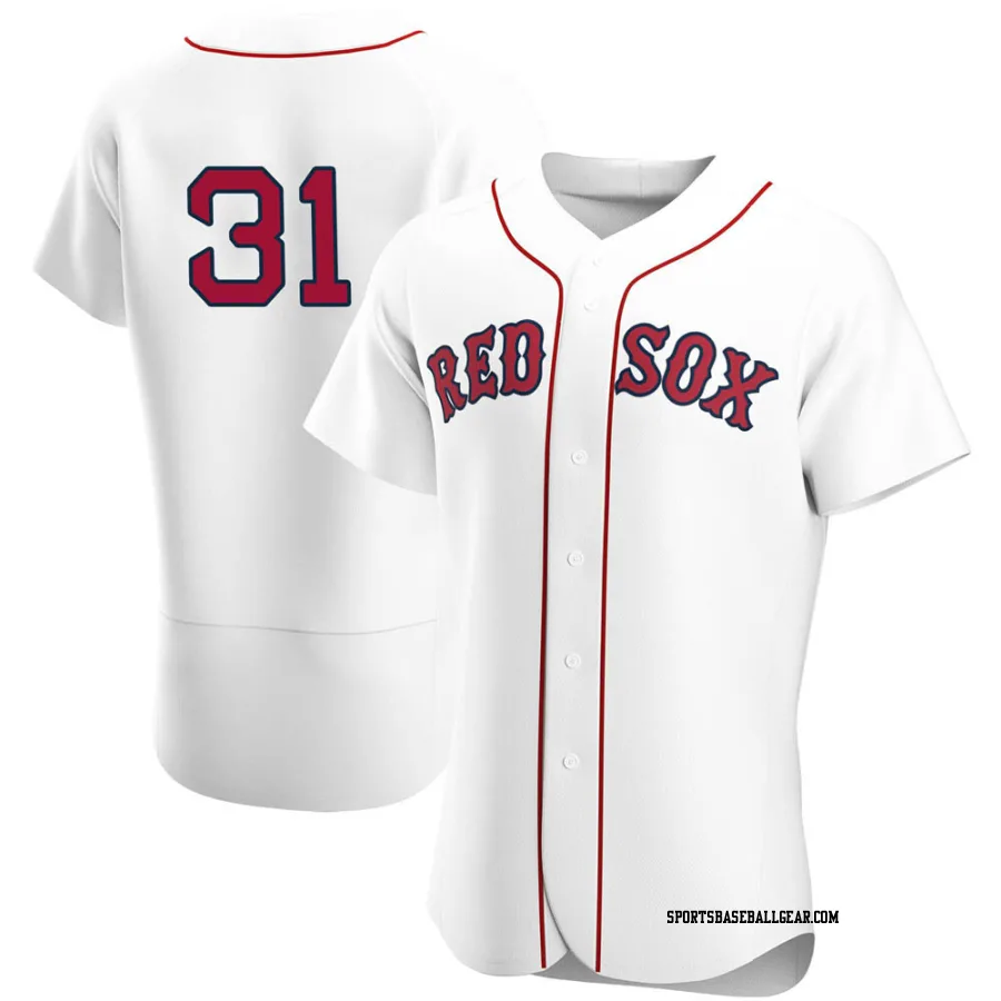 Austin Brice Men's Boston Red Sox White Authentic Home Team Jersey