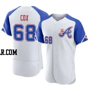 Austin Cox Men's Atlanta Braves White Authentic 2023 City Connect Jersey