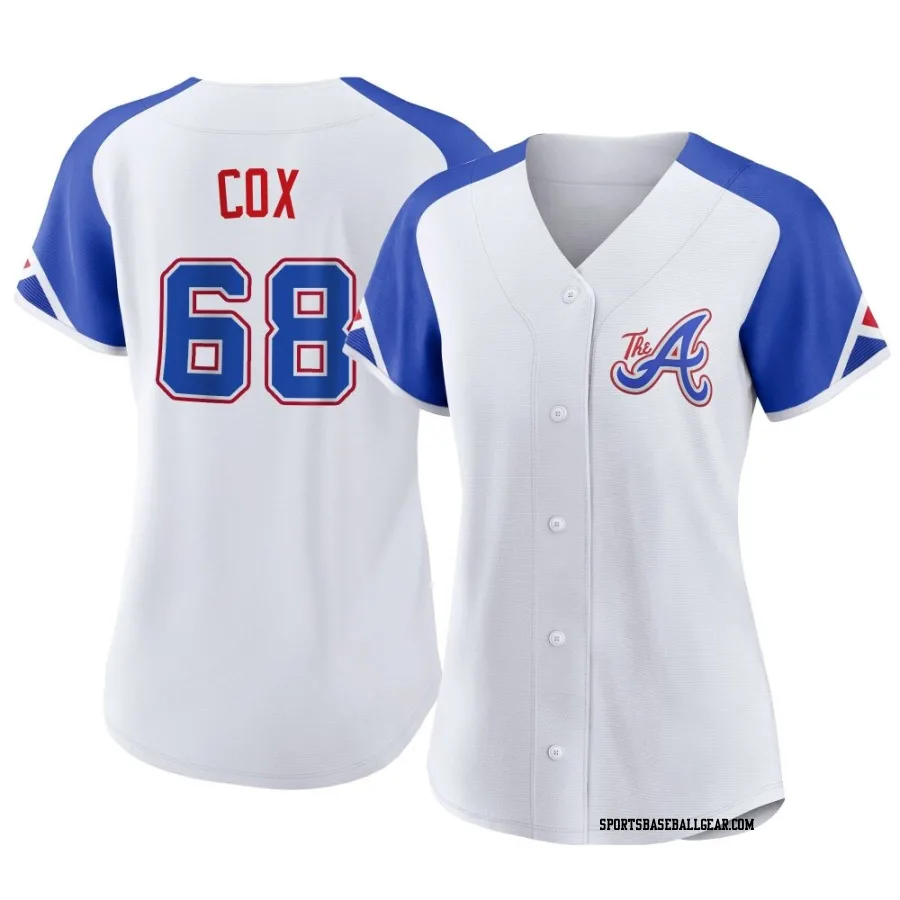 Austin Cox Women's Atlanta Braves White Authentic 2023 City Connect Jersey