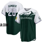 Austin Gomber Men's Colorado Rockies Green Replica 2022 City Connect Jersey
