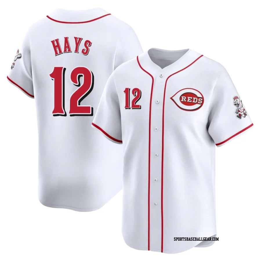 Austin Hays Youth Cincinnati Reds White Limited Home Jersey