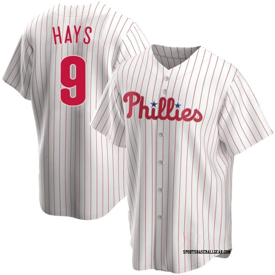 Austin Hays Youth Philadelphia Phillies White Replica Home Jersey
