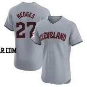 Austin Hedges Men's Cleveland Guardians Gray Elite Road Jersey