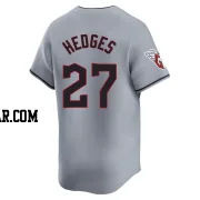 Austin Hedges Men's Cleveland Guardians Gray Limited Road Jersey