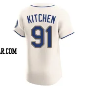 Austin Kitchen Men's Seattle Mariners Cream Elite Alternate Jersey