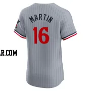Austin Martin Men's Minnesota Twins Gray Elite Road Jersey