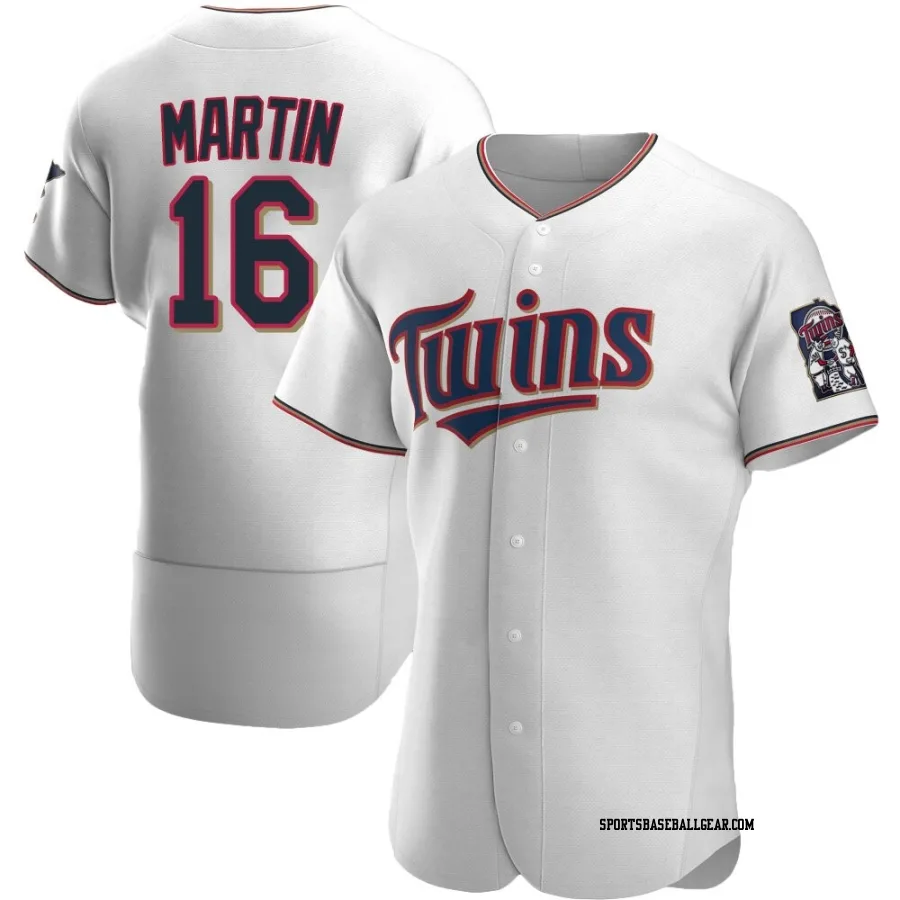 Austin Martin Men's Minnesota Twins White Authentic Home Jersey