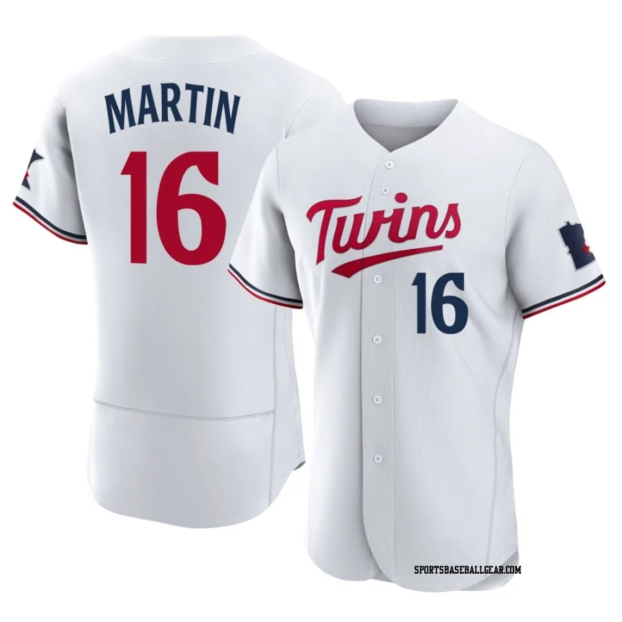 Austin Martin Men's Minnesota Twins White Authentic Home Jersey
